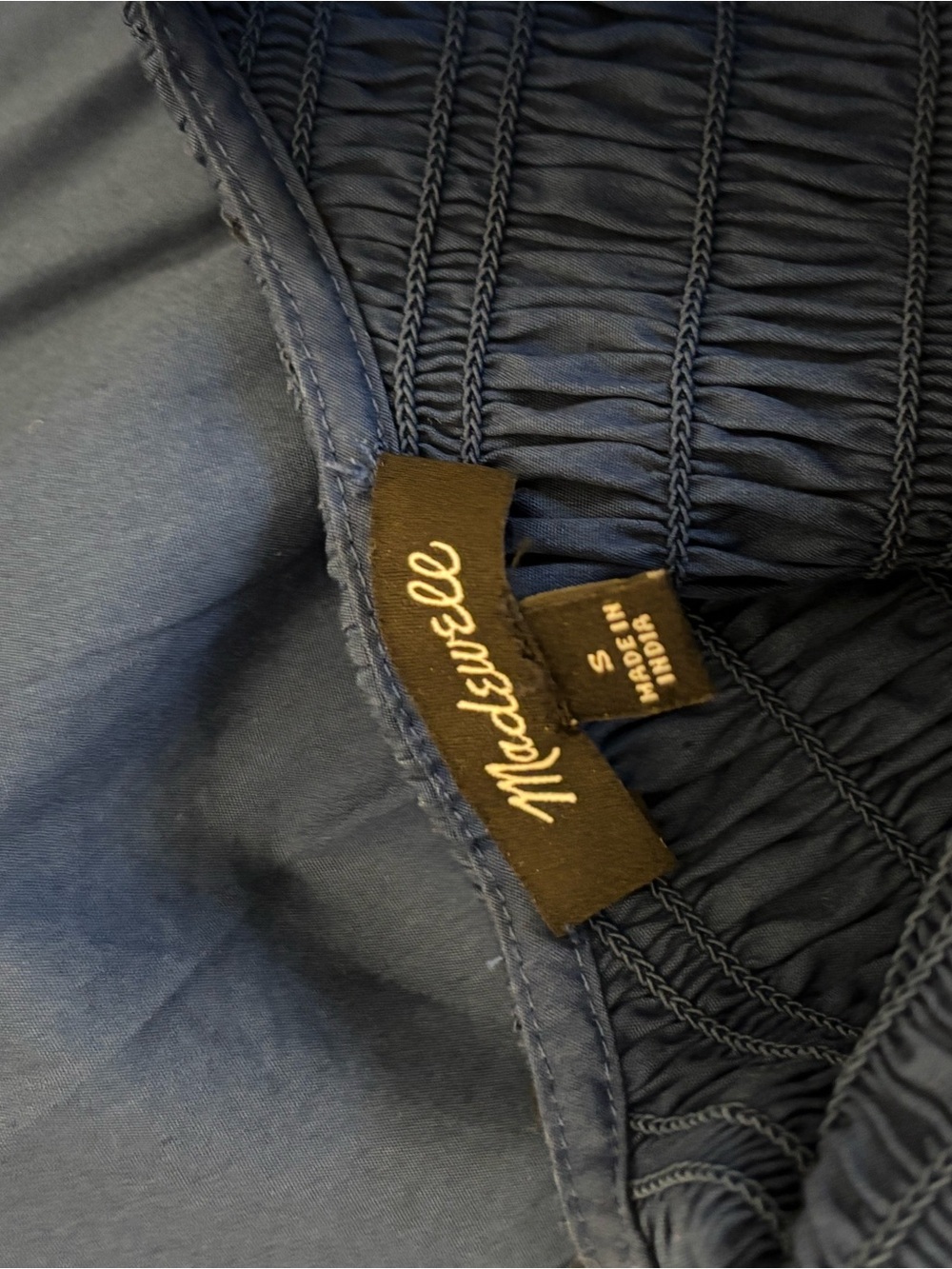 Madewell The Melody Scoopback Smocked Midi Dress - Picture 10 of 11
